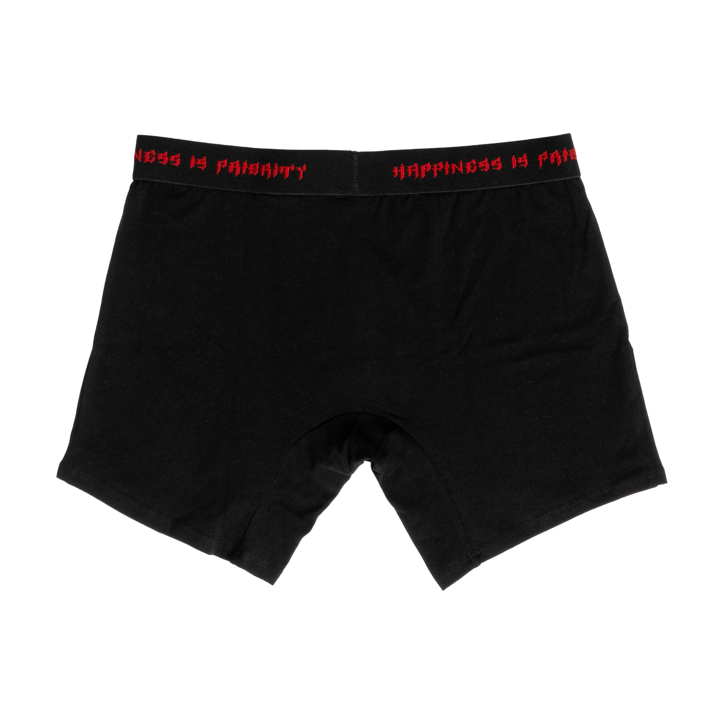 GRUNGE SLOGAN BOXERS - NOIR