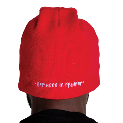 GRUNGE TOQUE - RED