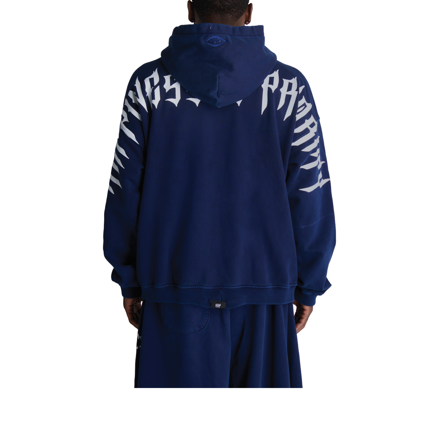 HAPPINESS IS PRIORITY ZIP UP - VINTAGE NAVY