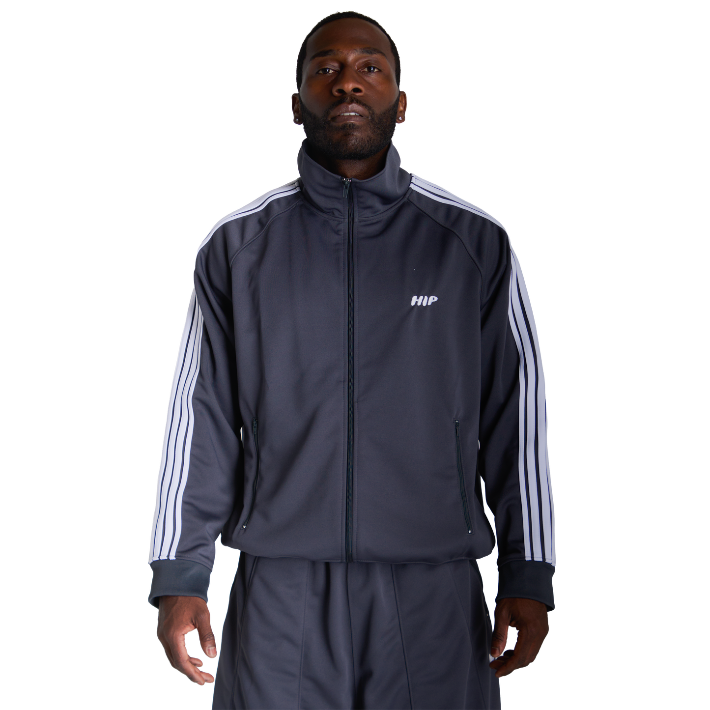 HIP UNIFORM TRACK JACKET - GREY
