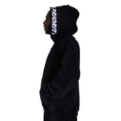 HIP HIPPU HOODIE - BLACK