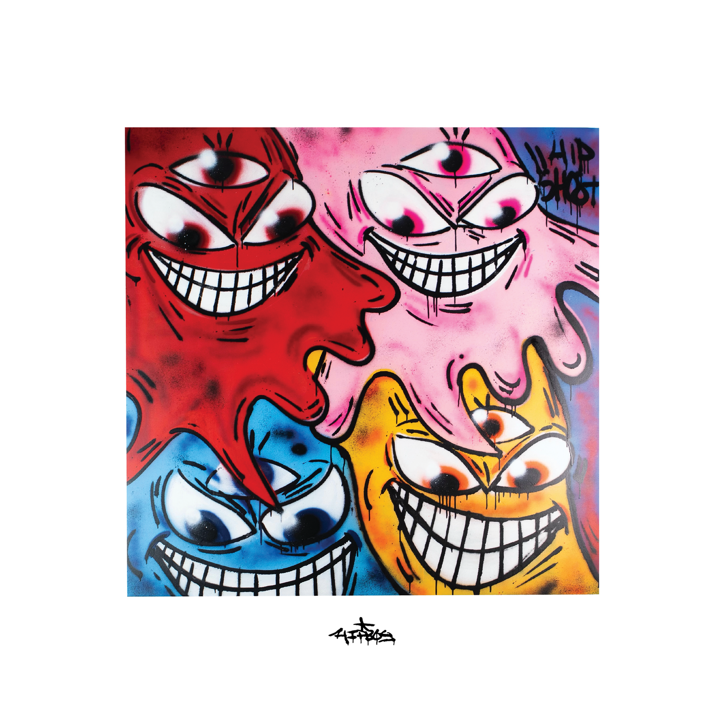 HIP GHOSTS - HIPBOY ORIGINAL PAINTING / SOLD
