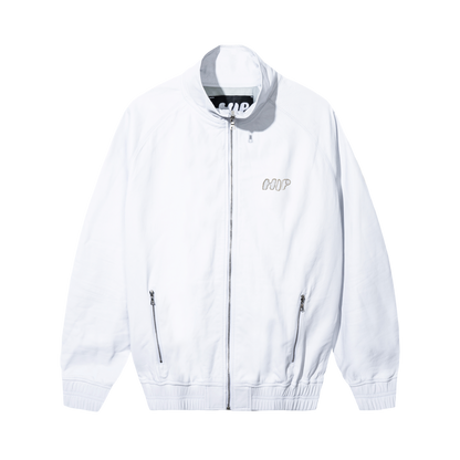 GLACE LEATHER TRACK JACKET