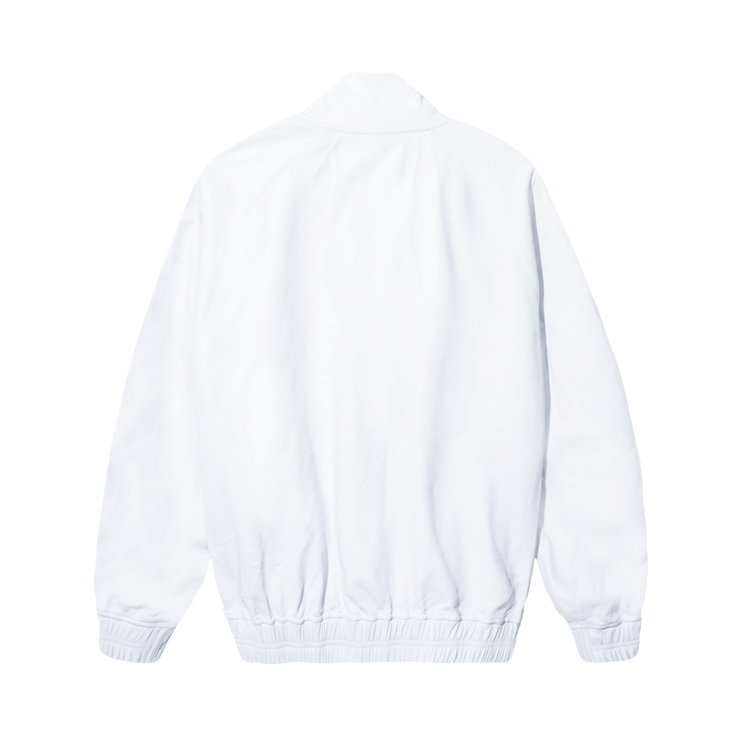GLACE LEATHER TRACK JACKET