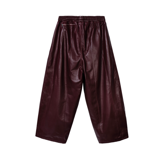 WINE & DINE LEATHER TRACK PANTS