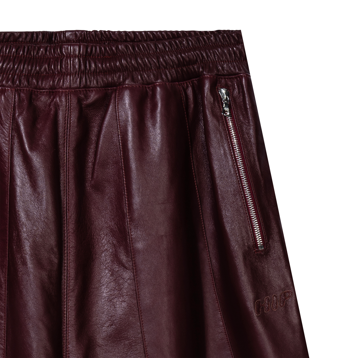 WINE & DINE LEATHER TRACK PANTS