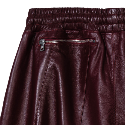 WINE & DINE LEATHER TRACK PANTS