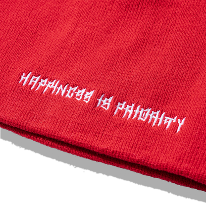GRUNGE TOQUE - RED