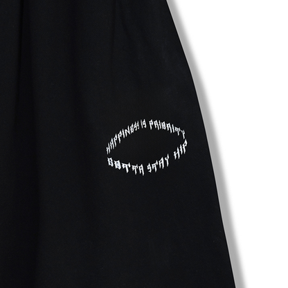 EYE SLOGAN SWEATS - VINTAGE BLACK