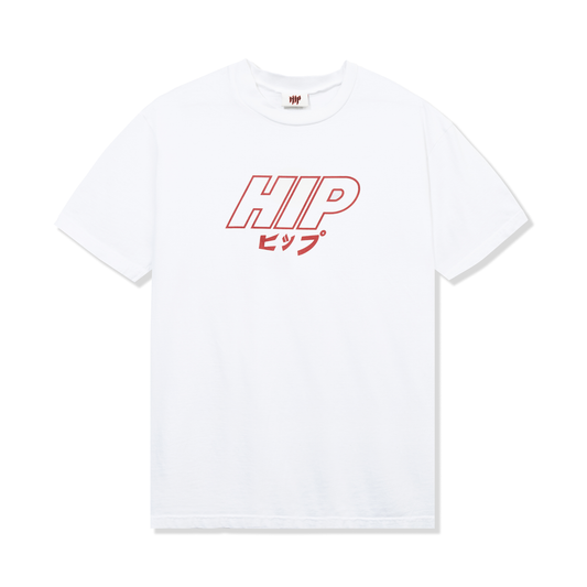 HIP HIPPU T-SHIRT - WHITE