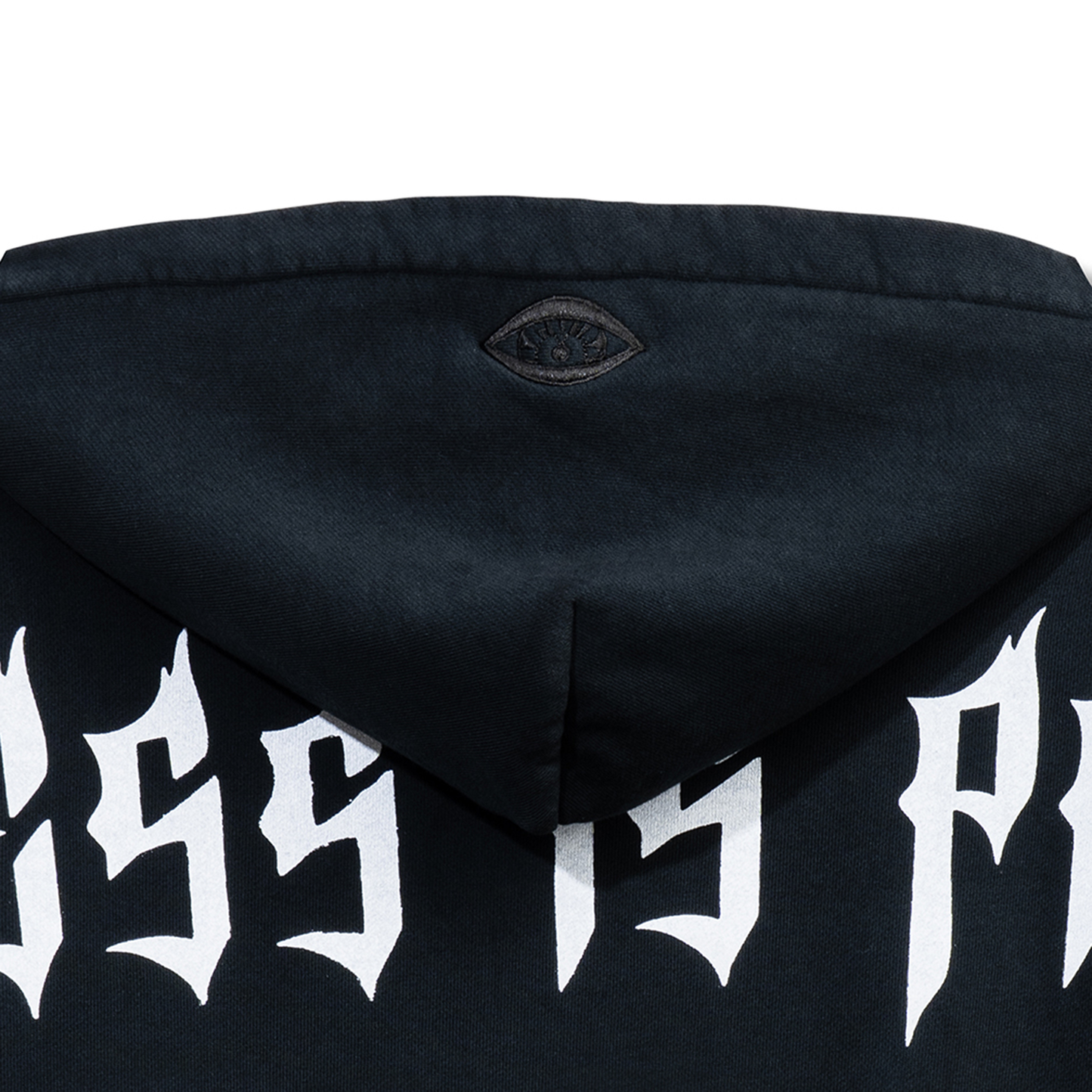 HAPPINESS IS PRIORITY ZIP UP - VINTAGE BLACK