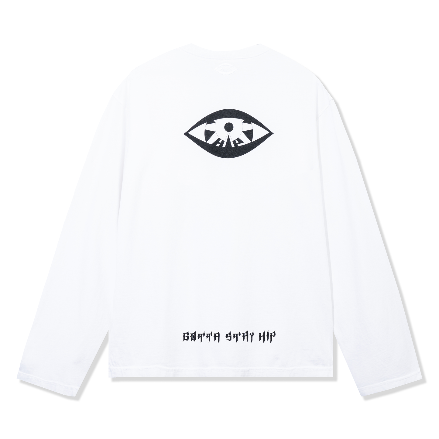 HAPPINESS IS PRIORITY L/S T-SHIRT - BLANCO
