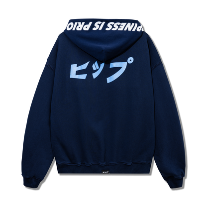 HIP HIPPU HOODIE - NAVY