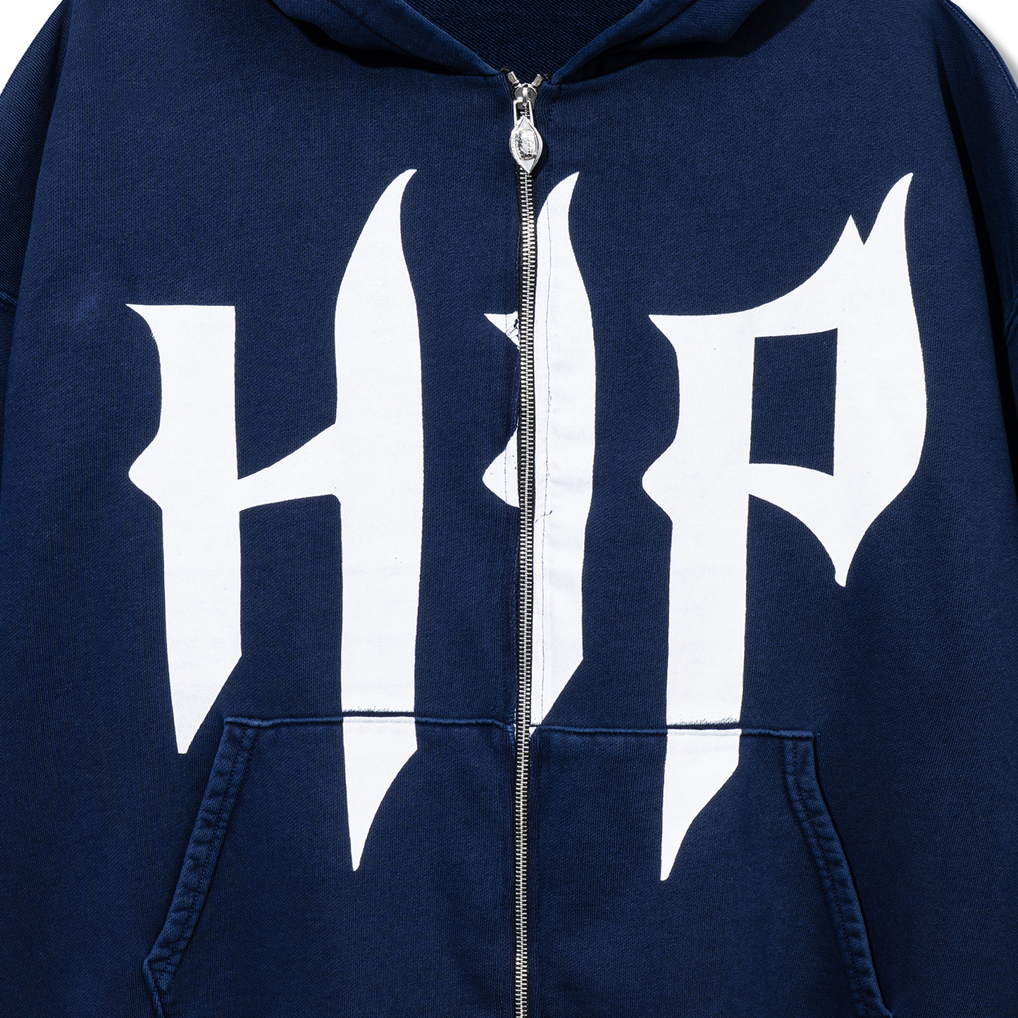HAPPINESS IS PRIORITY ZIP UP - VINTAGE NAVY
