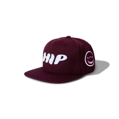 MLH SNAPBACK - WINE/WHITE