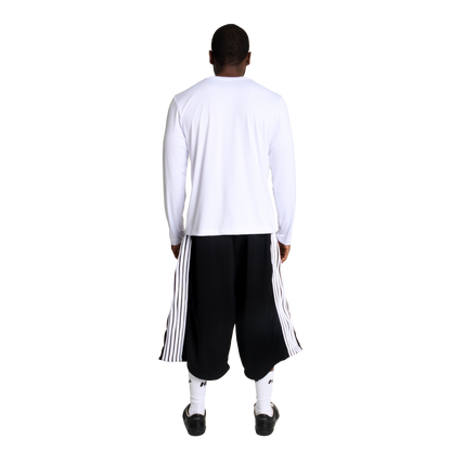 HIP UNIFORM 3/4 TRACK SHORTS - NOIR