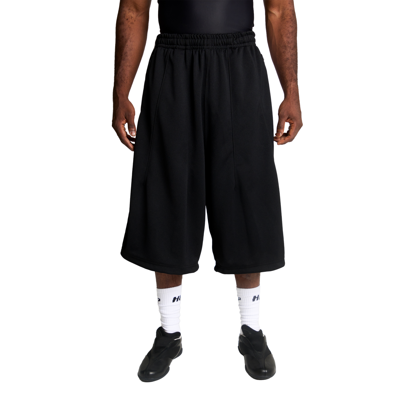 HIP UNIFORM 3/4 TRACK SHORTS - NOIR