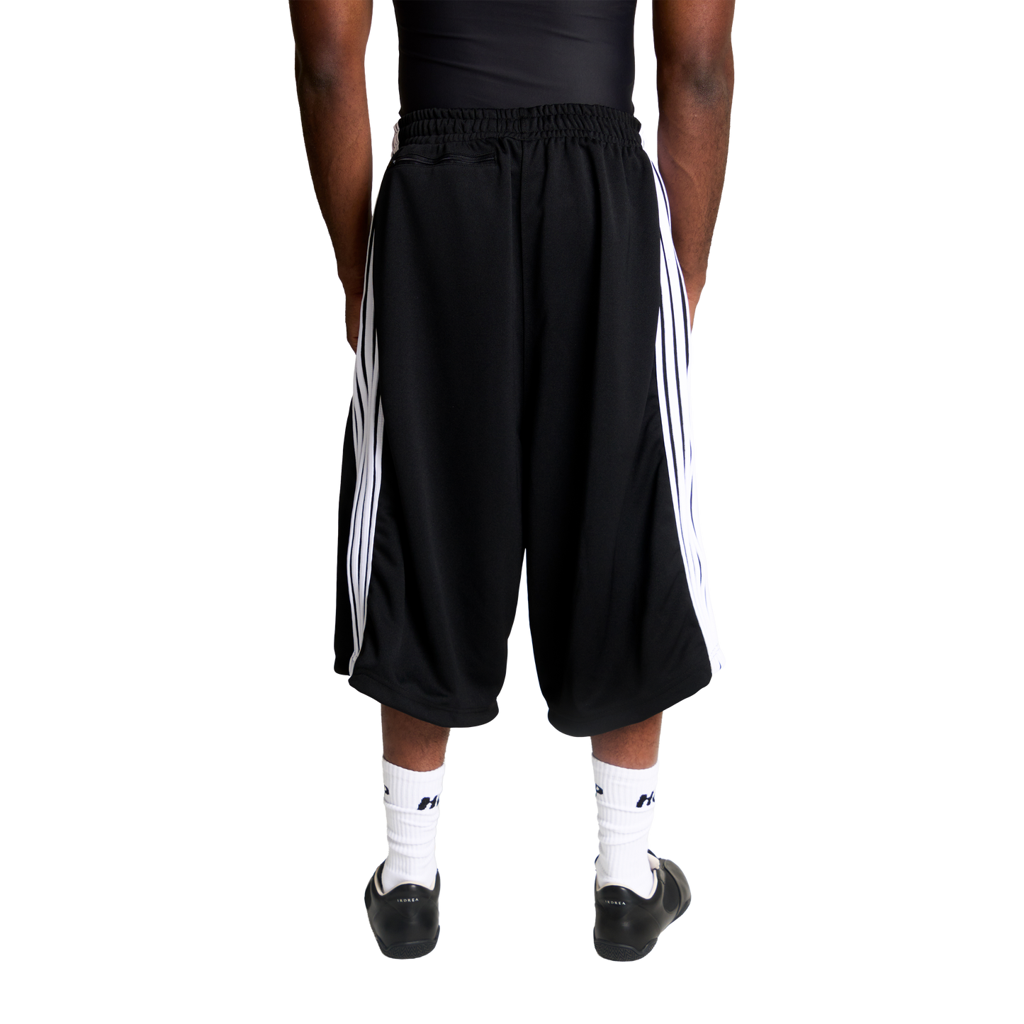 HIP UNIFORM 3/4 TRACK SHORTS - NOIR