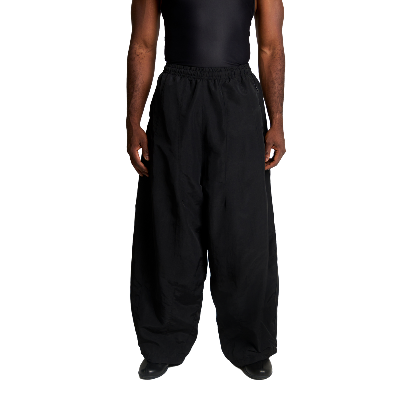 ACTIVE 3M NYLON TRACK PANTS - NOIR