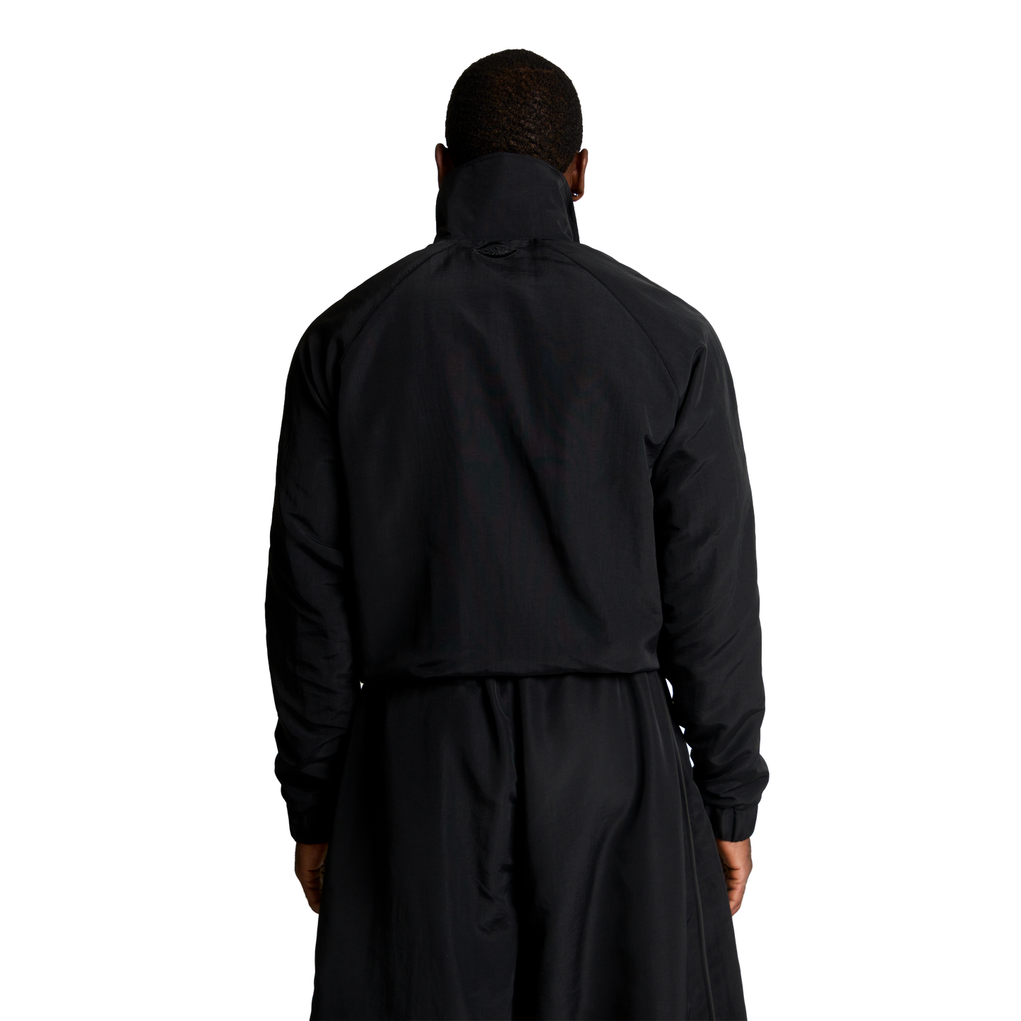 ACTIVE 3M NYLON TRACK JACKET - NOIR