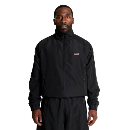 ACTIVE 3M NYLON TRACK JACKET - NOIR