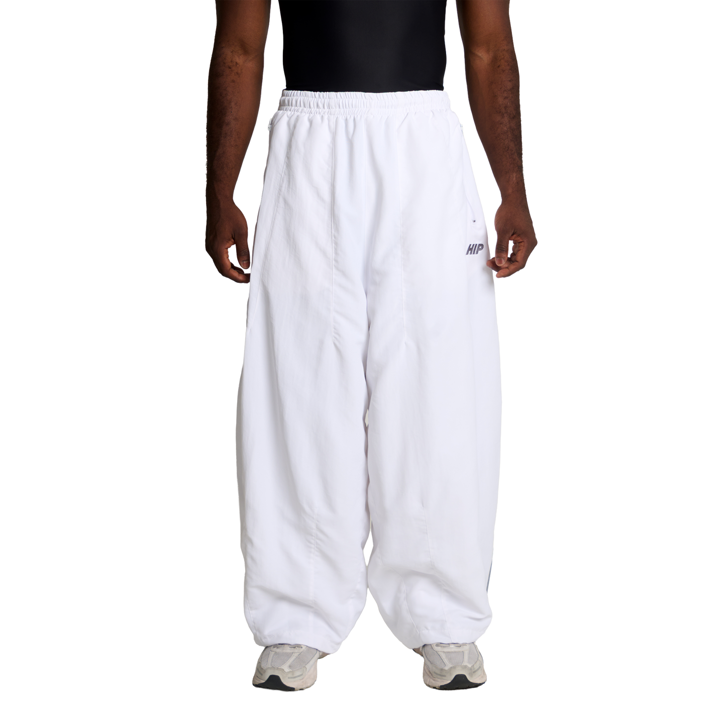 ACTIVE 3M NYLON TRACK PANTS - BLANCO
