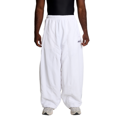 ACTIVE 3M NYLON TRACK PANTS - BLANCO