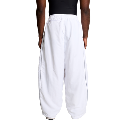 ACTIVE 3M NYLON TRACK PANTS - BLANCO