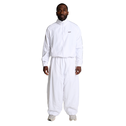 ACTIVE 3M NYLON TRACK JACKET - BLANCO