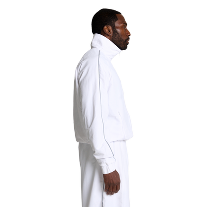 ACTIVE 3M NYLON TRACK JACKET - BLANCO