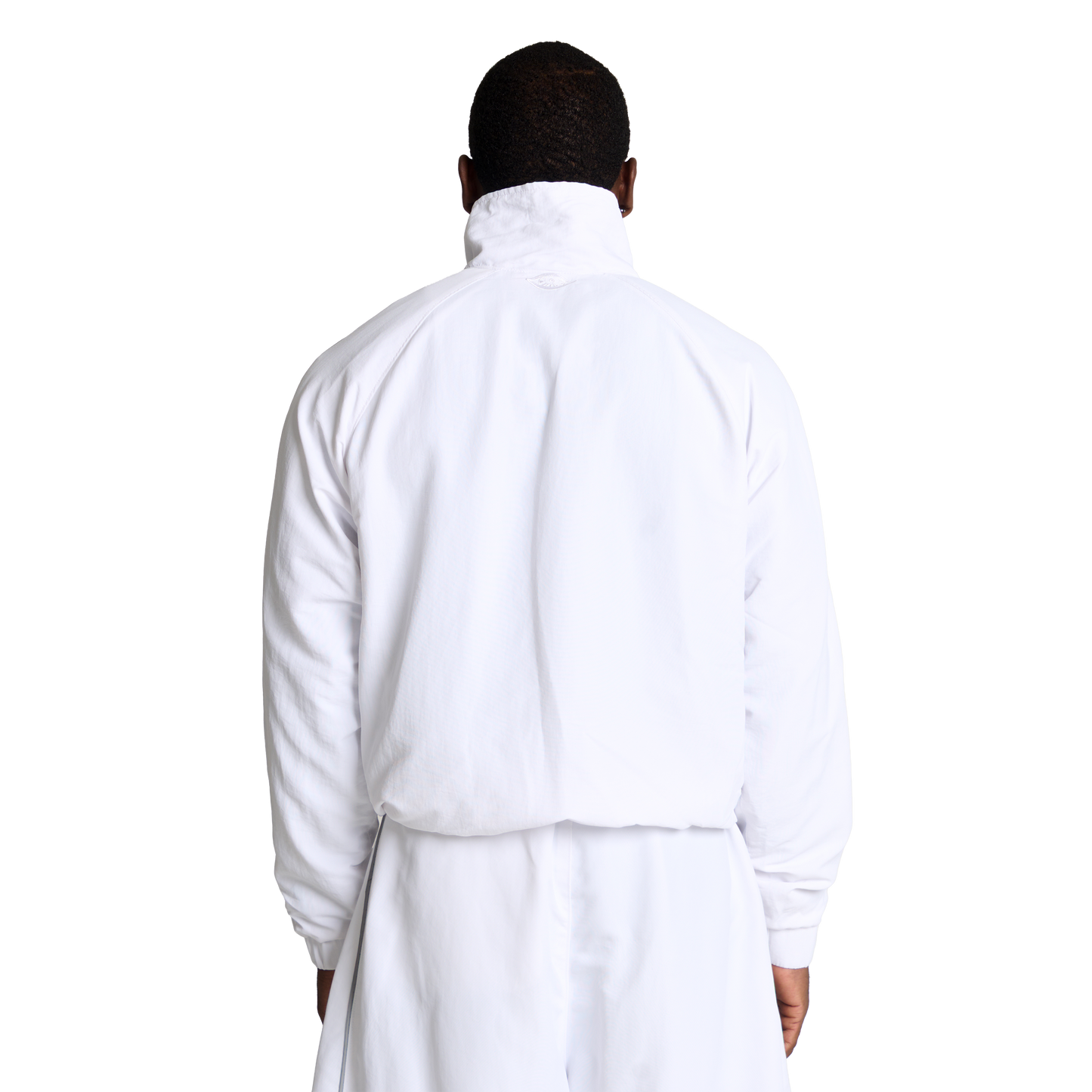 ACTIVE 3M NYLON TRACK JACKET - BLANCO