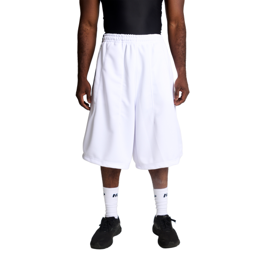 HIP UNIFORM 3/4 TRACK SHORTS - BLANCO