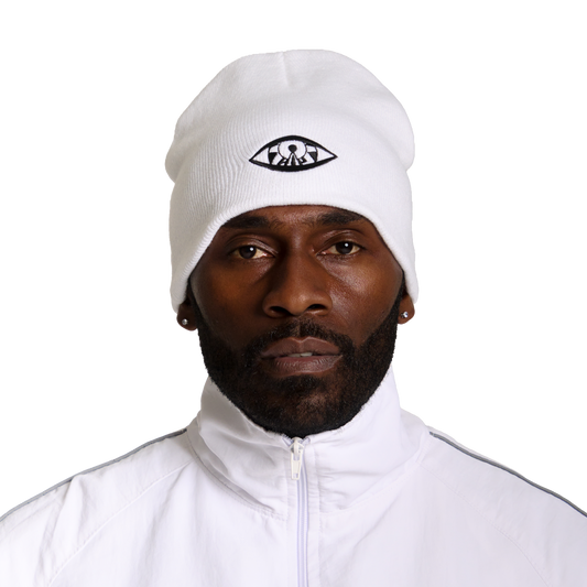 HAPPINESS IS PRIORITY TOQUE - BLANCO