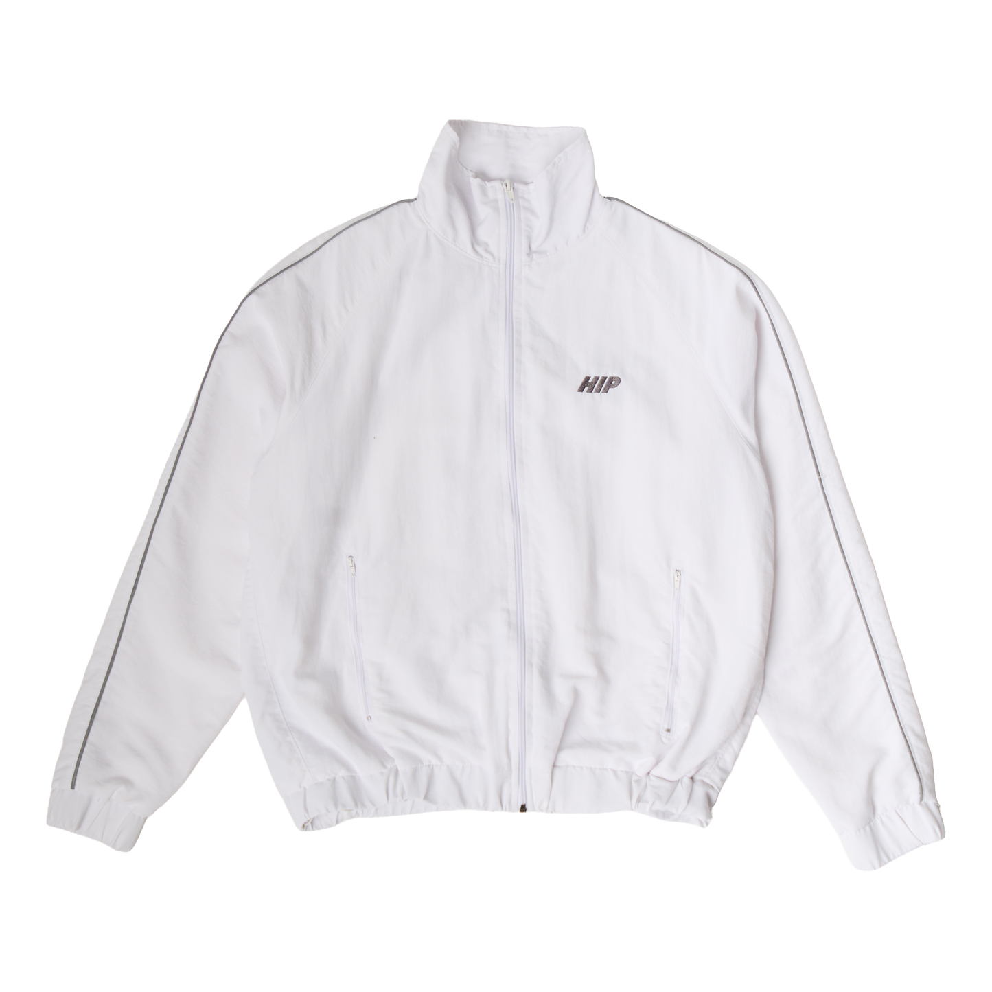 ACTIVE 3M NYLON TRACK JACKET - BLANCO