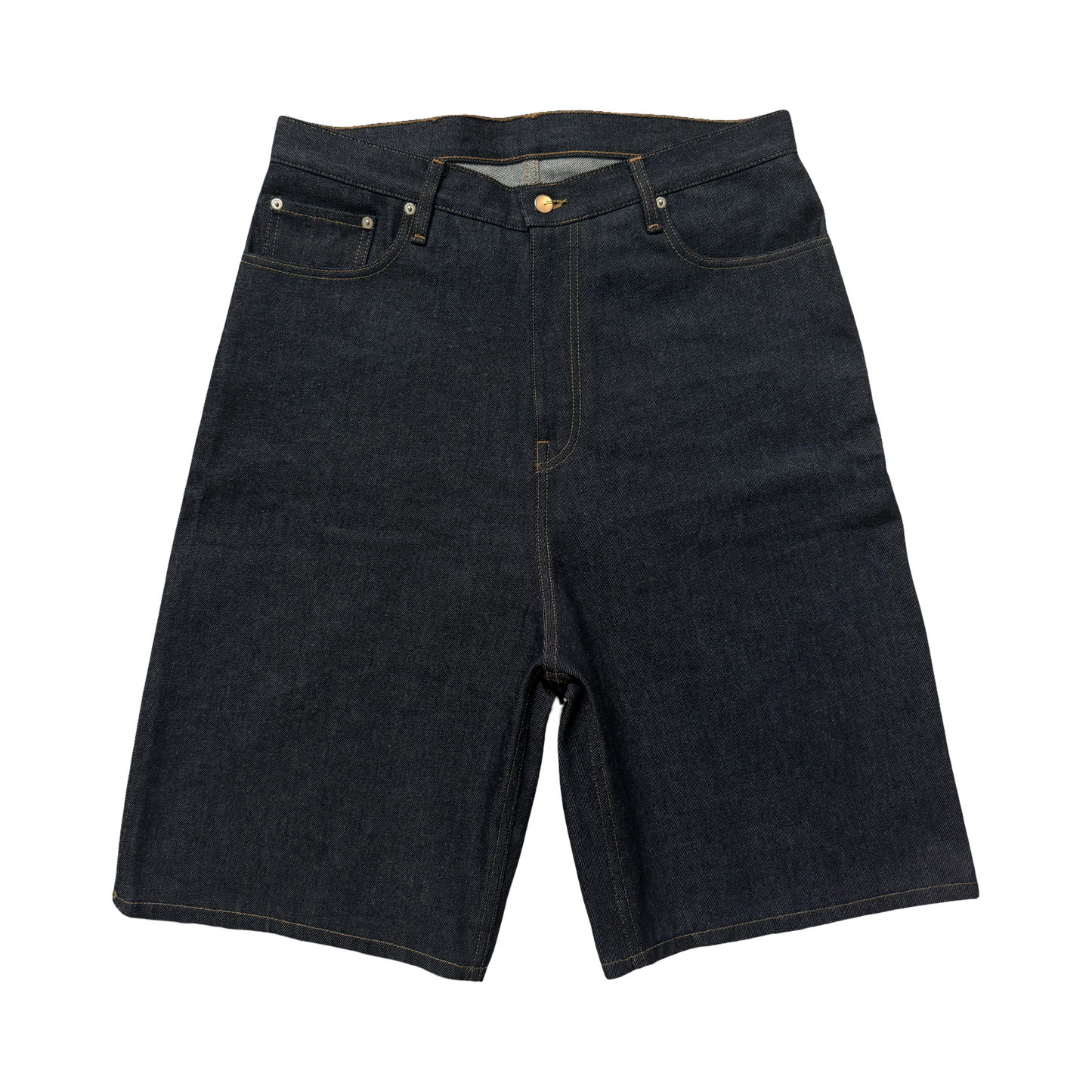 RAW INDIGO DENIM SHORTS