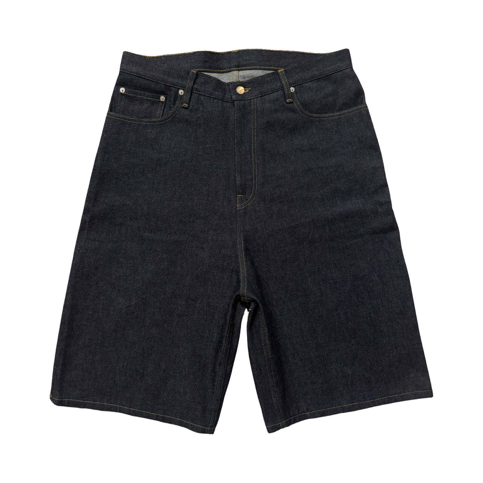 RAW INDIGO DENIM SHORTS