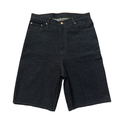 RAW INDIGO DENIM SHORTS