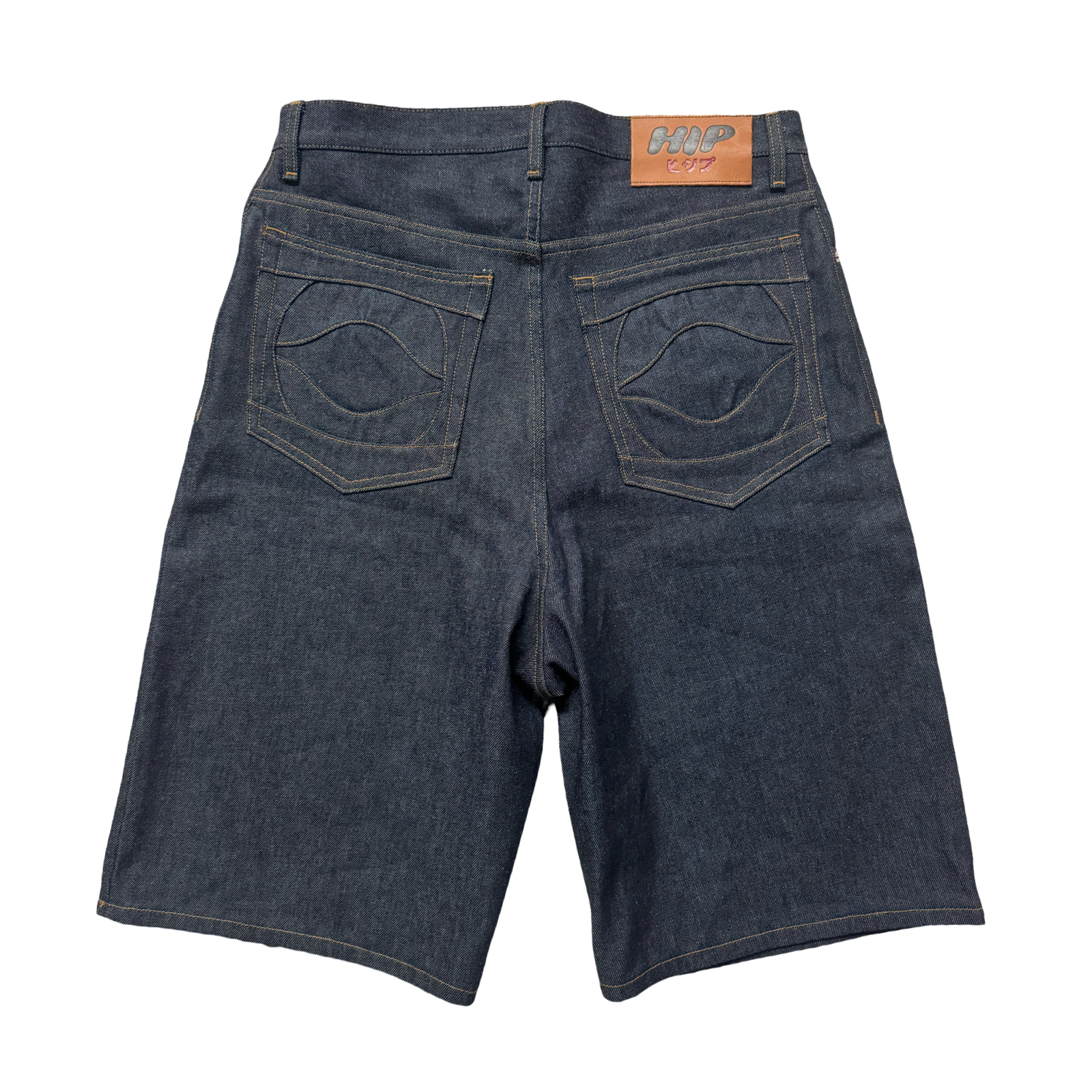 RAW INDIGO DENIM SHORTS