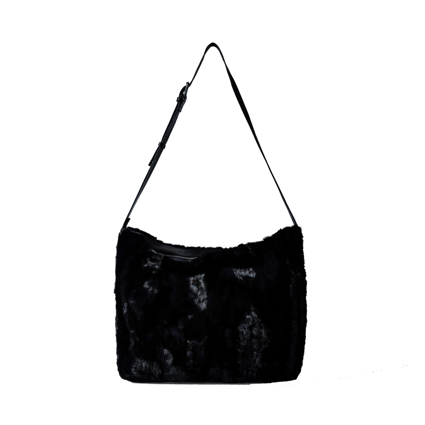 MINK SHOULDER BAG - BLACK