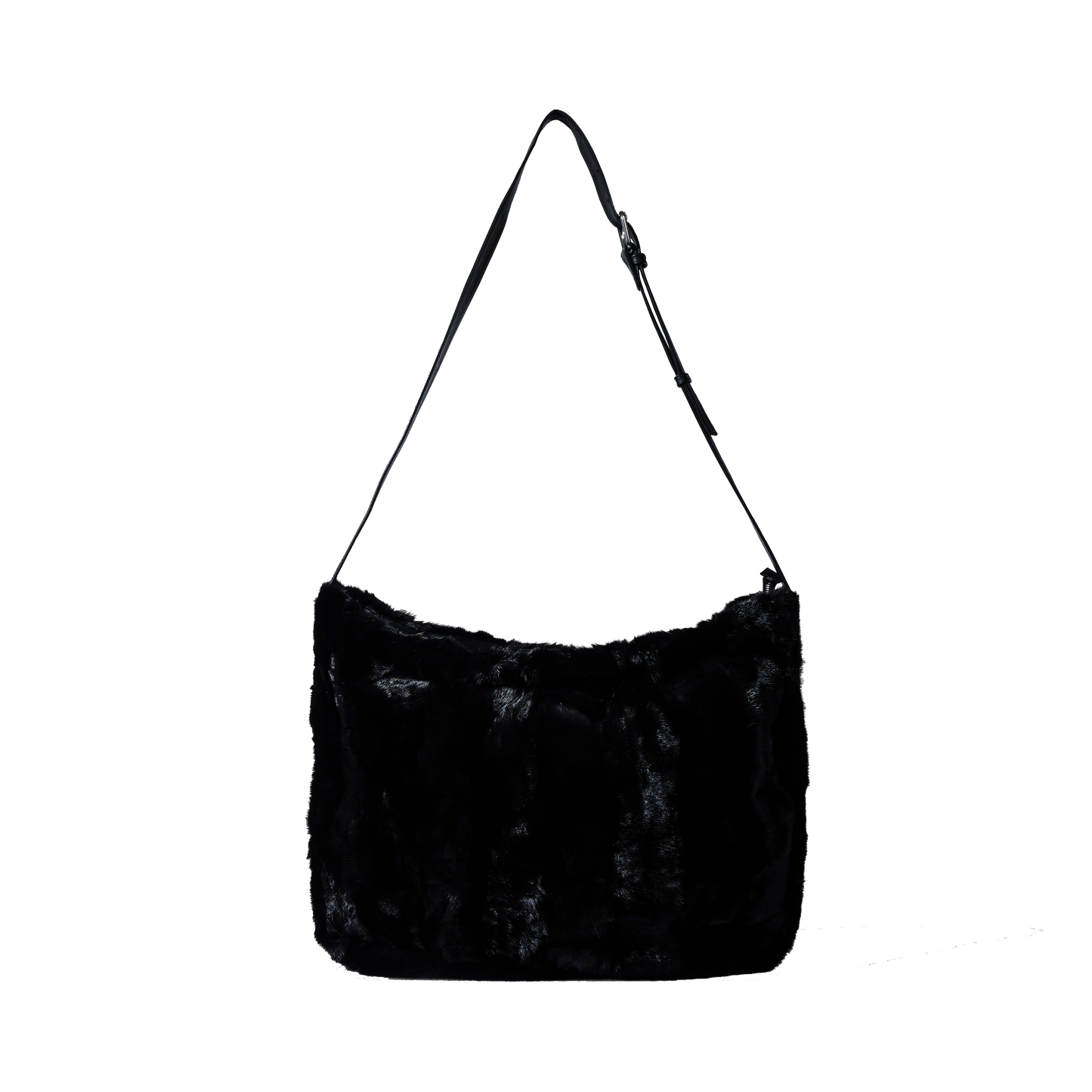 MINK SHOULDER BAG - BLACK