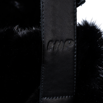 MINK SHOULDER BAG - BLACK