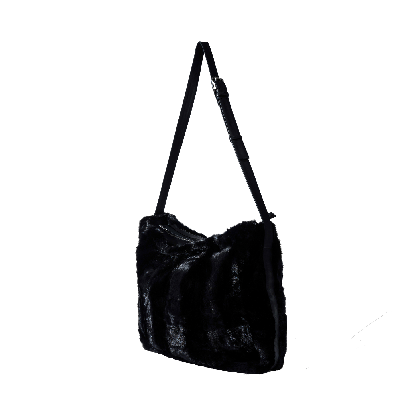 MINK SHOULDER BAG - BLACK