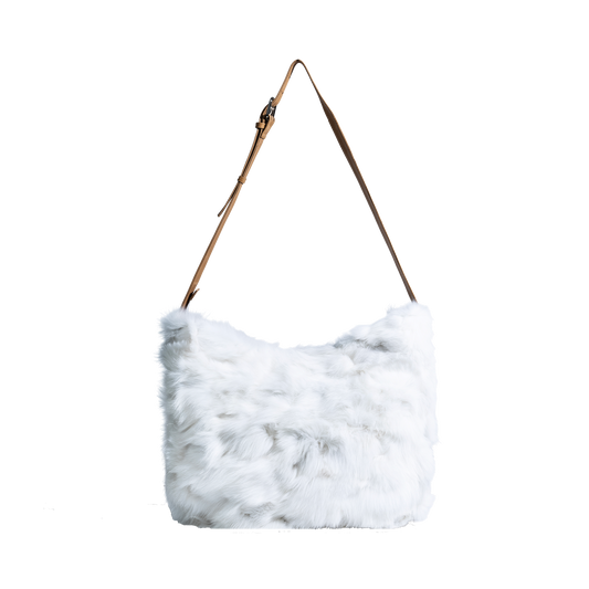 RABBIT SHOULDER BAG - WHITE