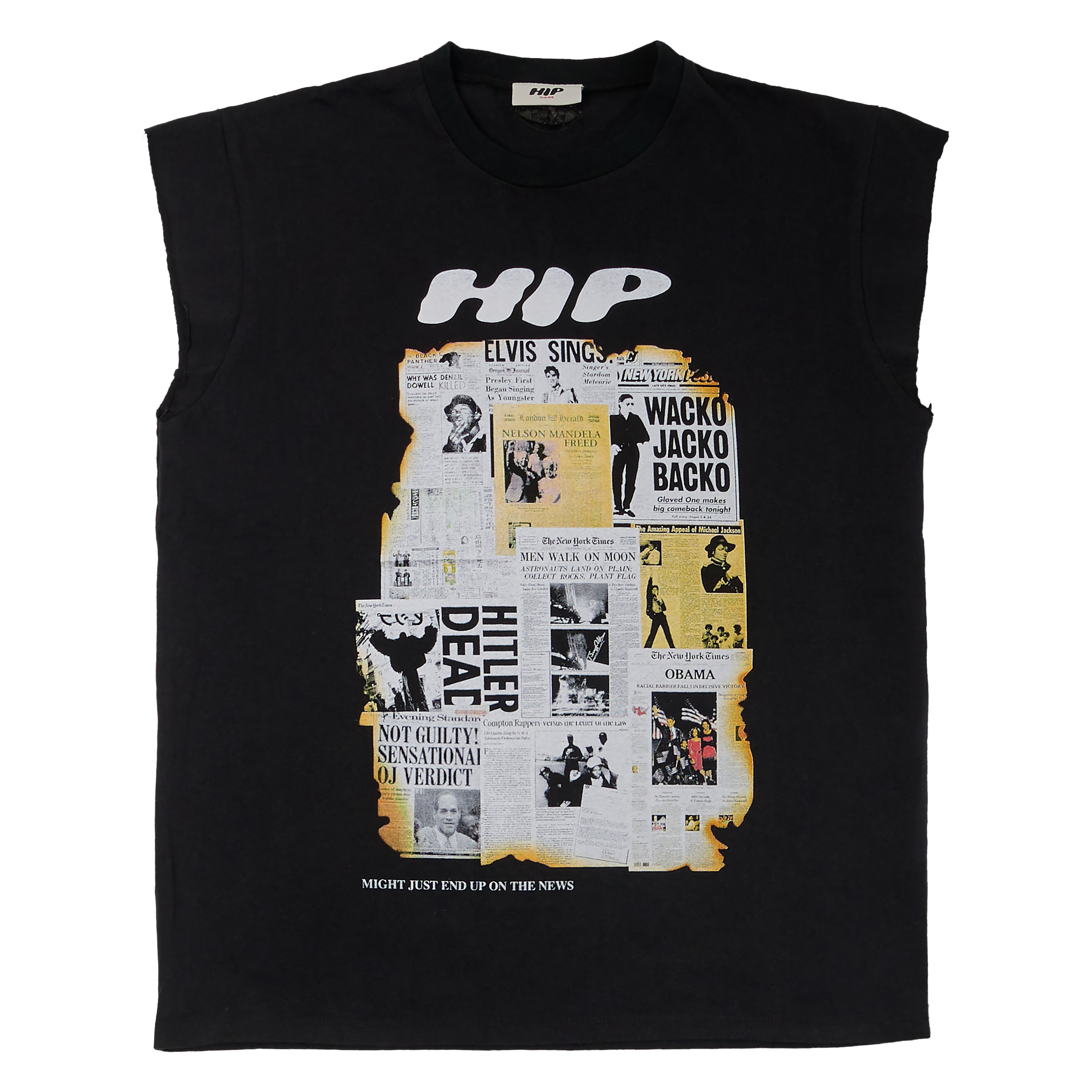 LEAD STORY CUT OFF TEE