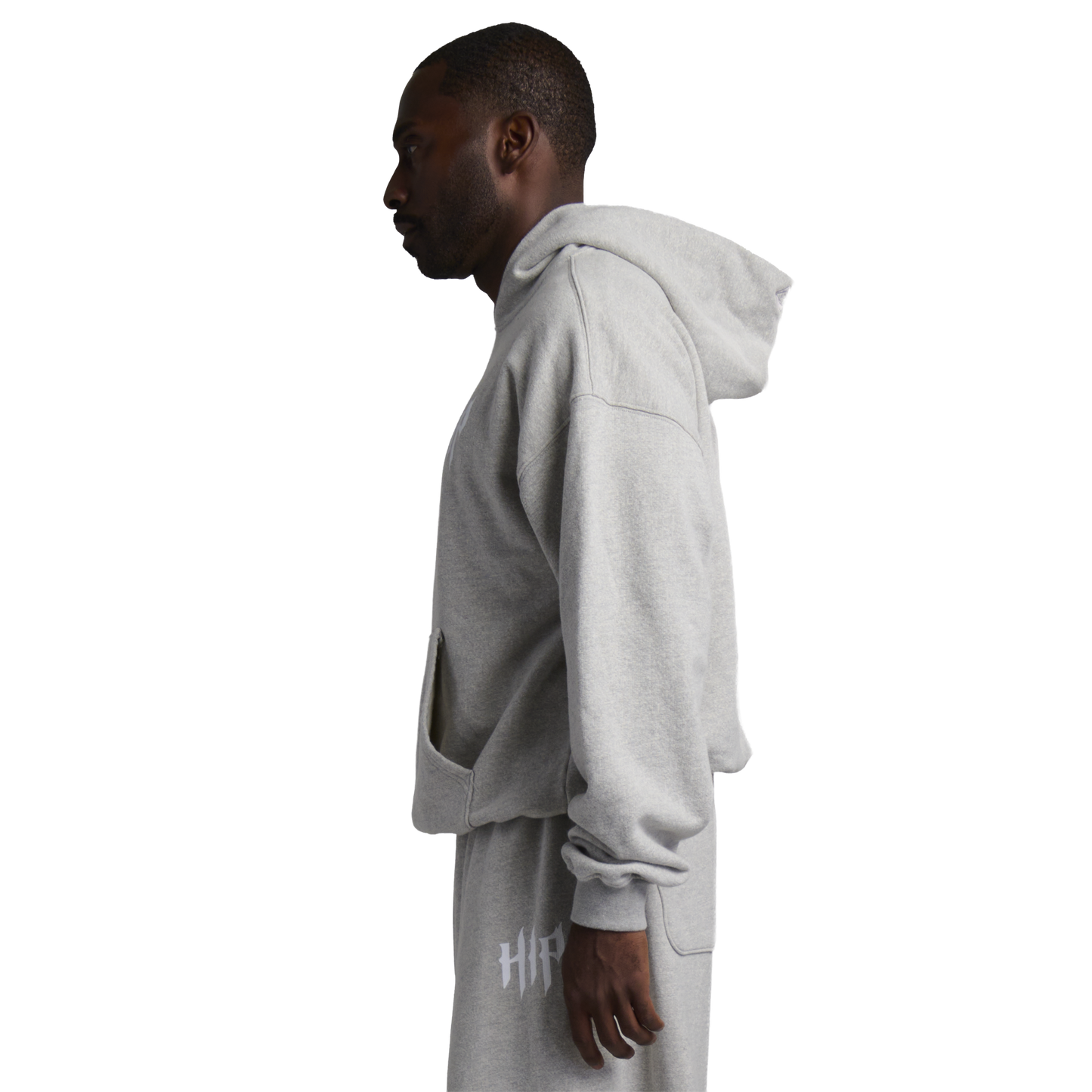 CORE HEATHER HOODIE - HEATHER GREY
