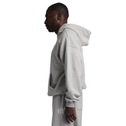 CORE HEATHER HOODIE - HEATHER GREY