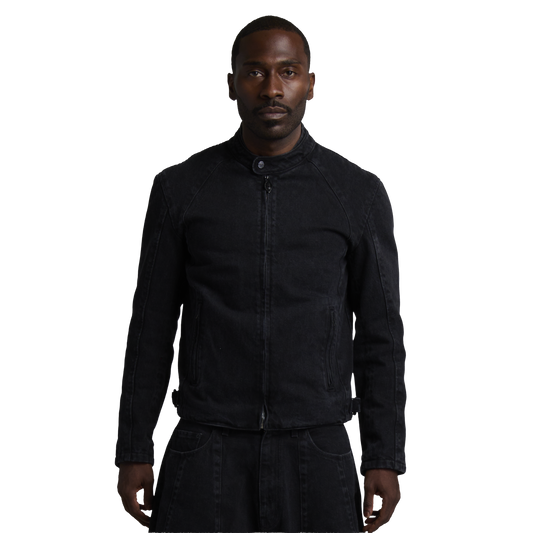 DENIM OTO RESU RACING JACKET - NOIR