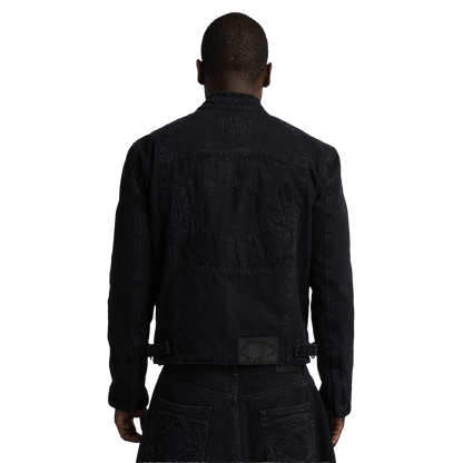 DENIM OTO RESU RACING JACKET - NOIR