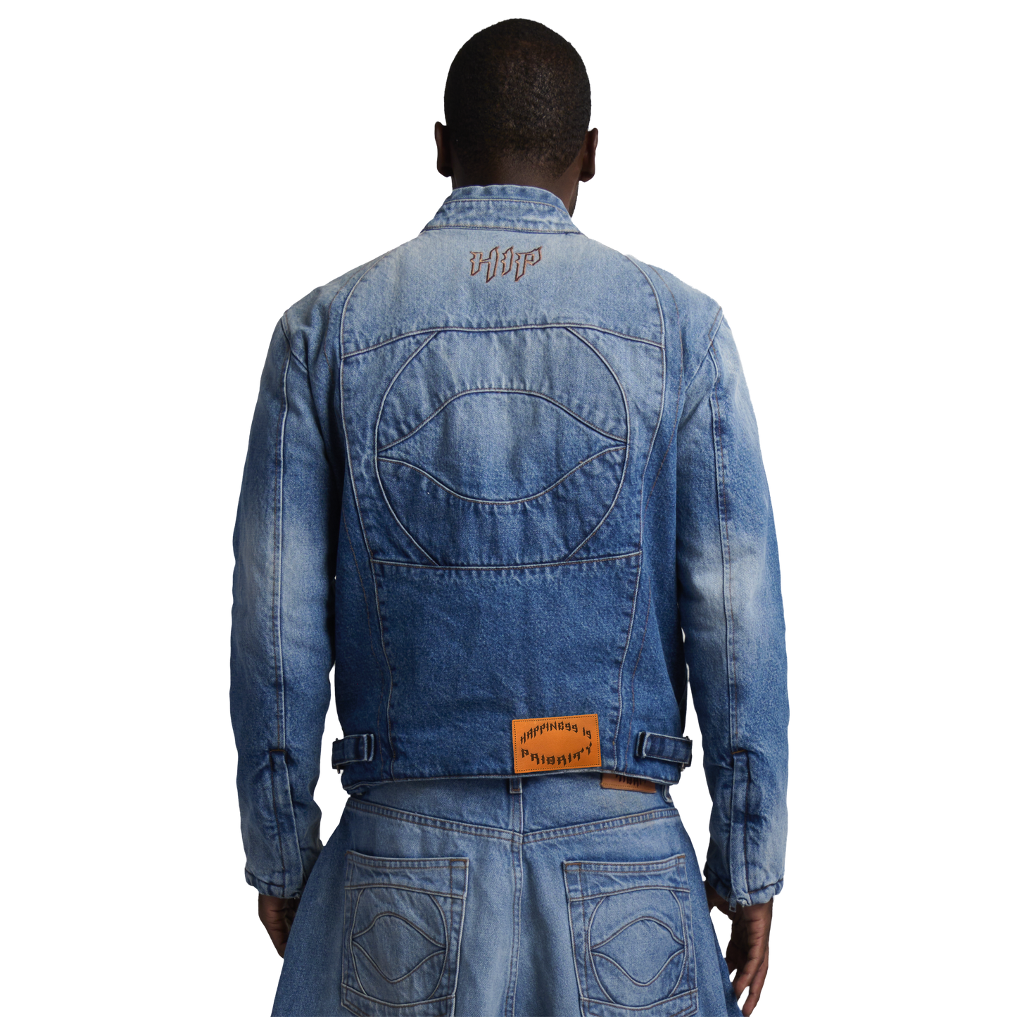 DENIM OTO RESU RACING JACKET - INDIGO BLUE