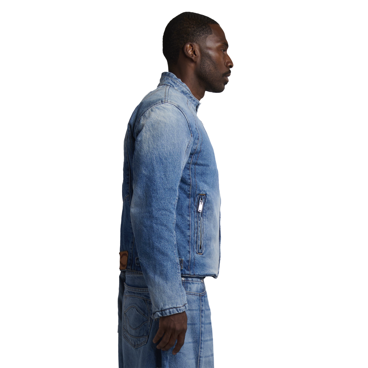 DENIM OTO RESU RACING JACKET - INDIGO BLUE